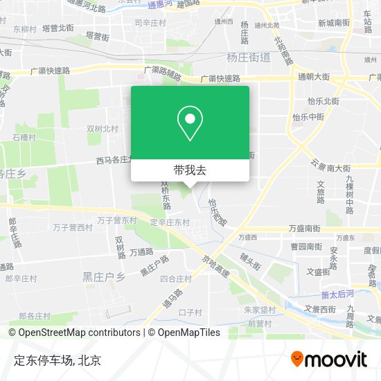 定东停车场地图