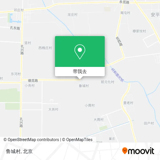 鲁城村地图