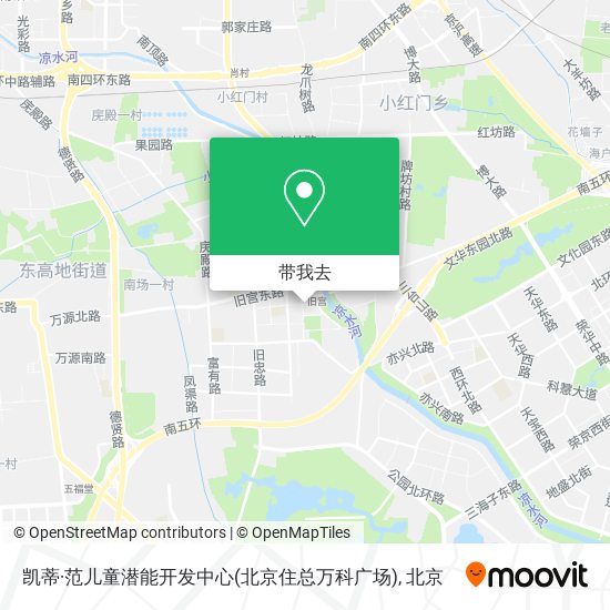 凯蒂·范儿童潜能开发中心(北京住总万科广场)地图