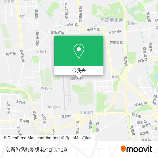 创新绗绣打格绣花-北门地图