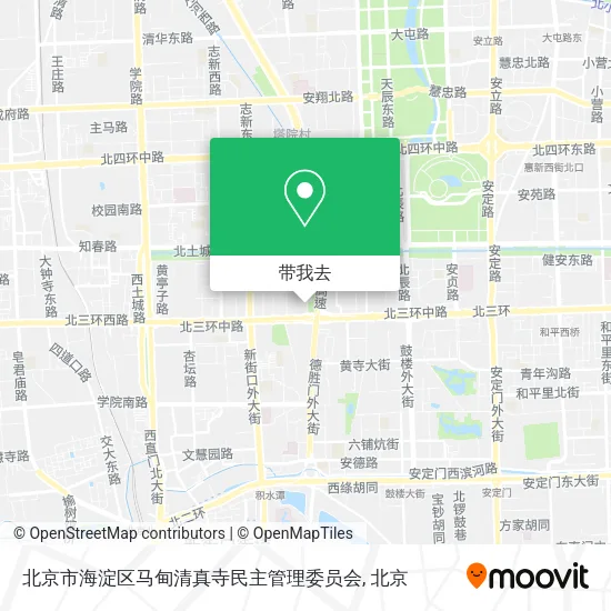 北京市海淀区马甸清真寺民主管理委员会地图