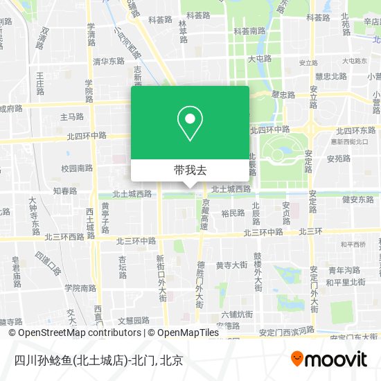 四川孙鲶鱼(北土城店)-北门地图