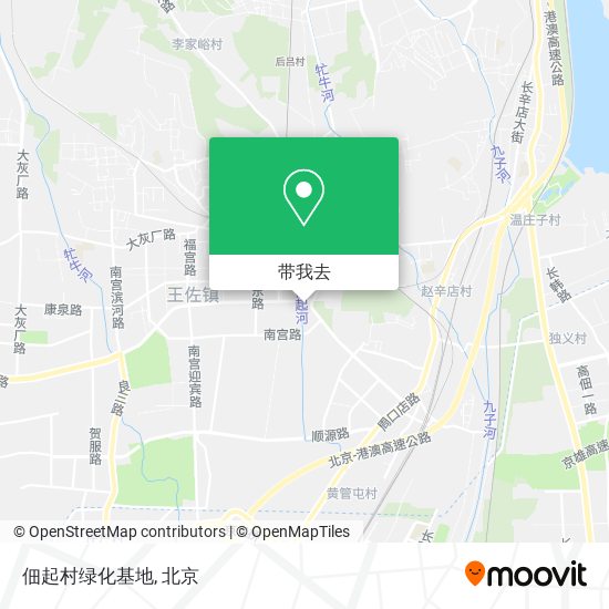 佃起村绿化基地地图