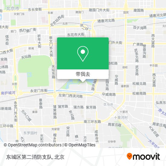 东城区第二消防支队地图