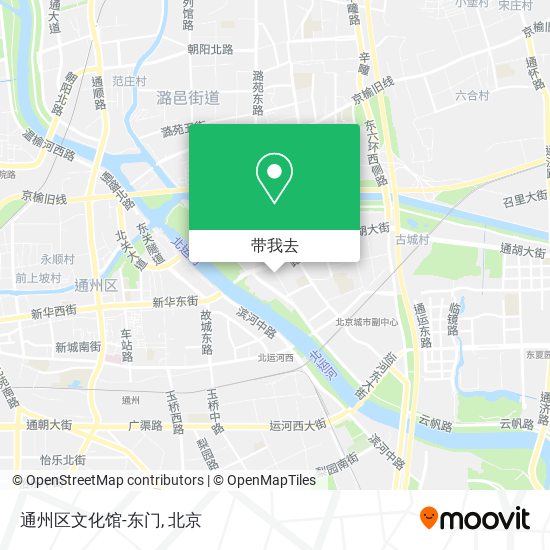 通州区文化馆-东门地图