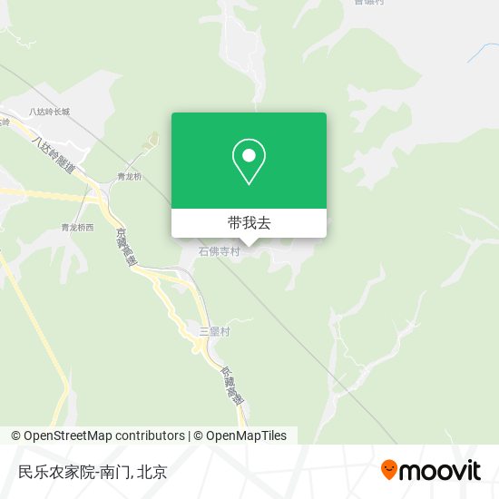 民乐农家院-南门地图