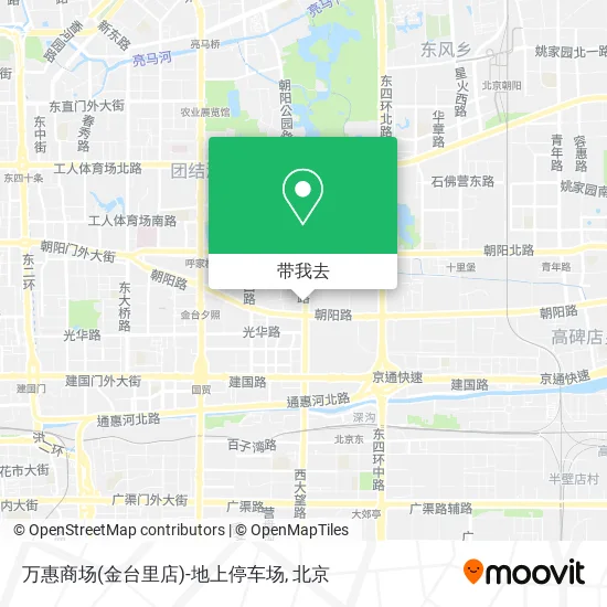 万惠商场(金台里店)-地上停车场地图