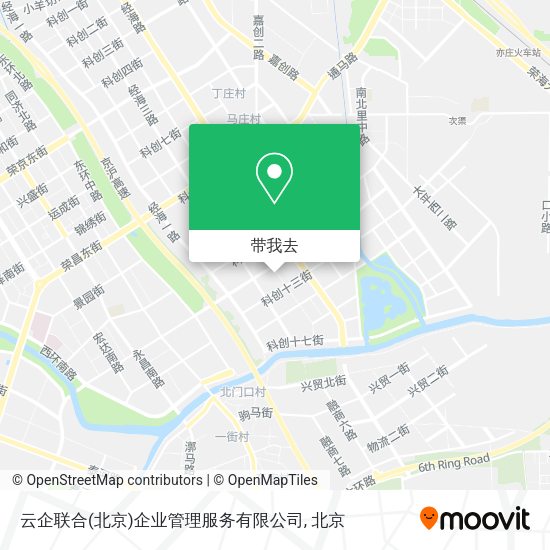 云企联合(北京)企业管理服务有限公司地图