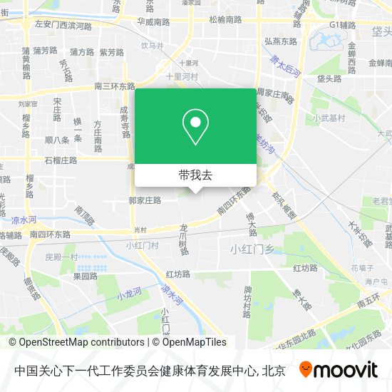中国关心下一代工作委员会健康体育发展中心地图