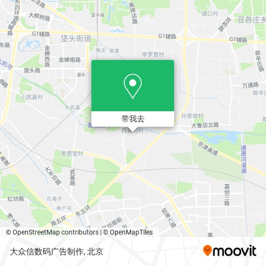 大众信数码广告制作地图