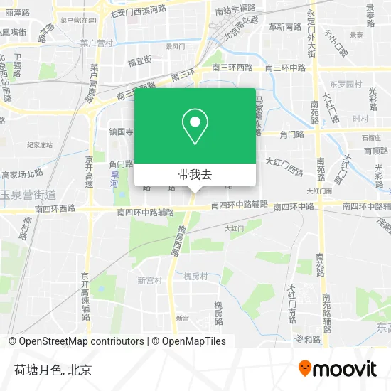 荷塘月色地图