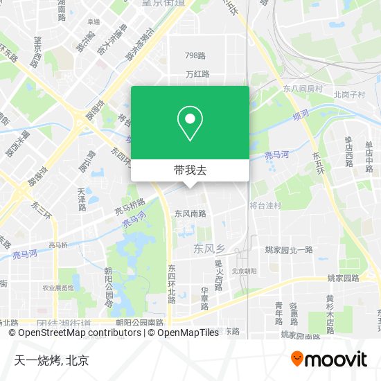天一烧烤地图