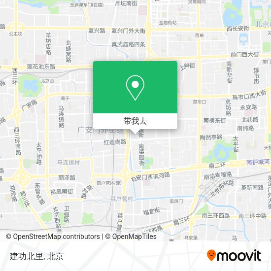 建功北里地图