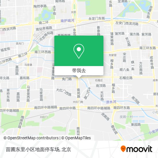 苗圃东里小区地面停车场地图