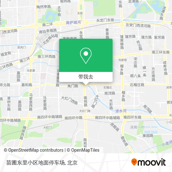 苗圃东里小区地面停车场地图