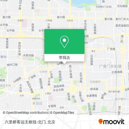 六里桥客运主枢纽-北门地图