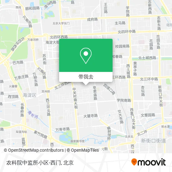 农科院中监所小区-西门地图