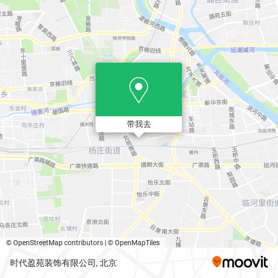 时代盈苑装饰有限公司地图