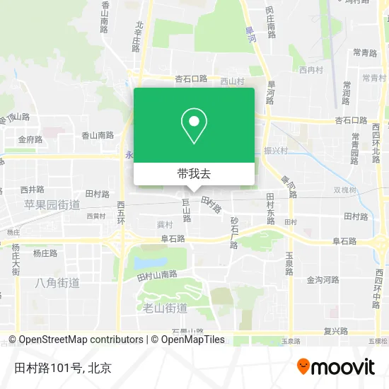 田村路101号地图