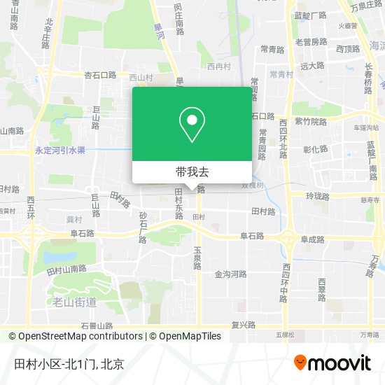 田村小区-北1门地图