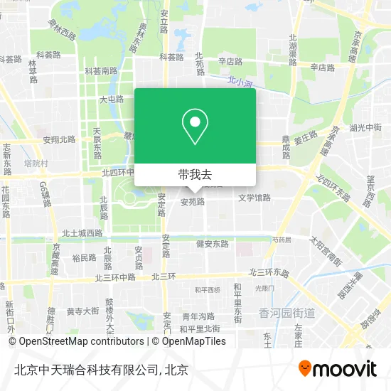北京中天瑞合科技有限公司地图
