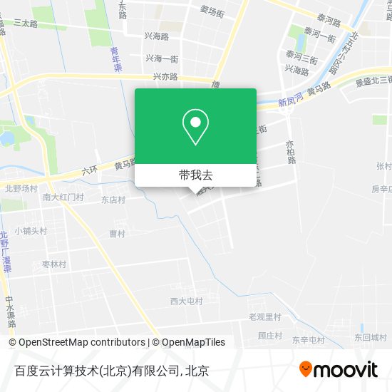 百度云计算技术(北京)有限公司地图
