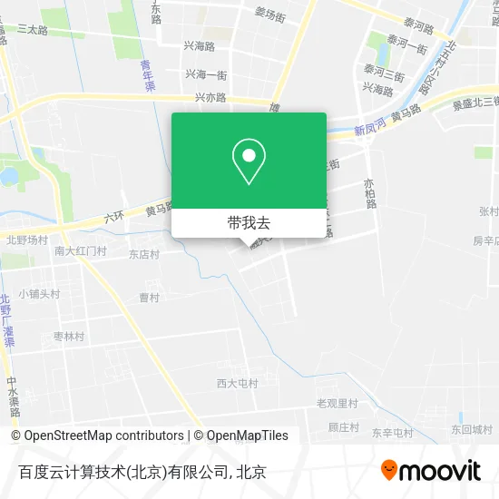 百度云计算技术(北京)有限公司地图