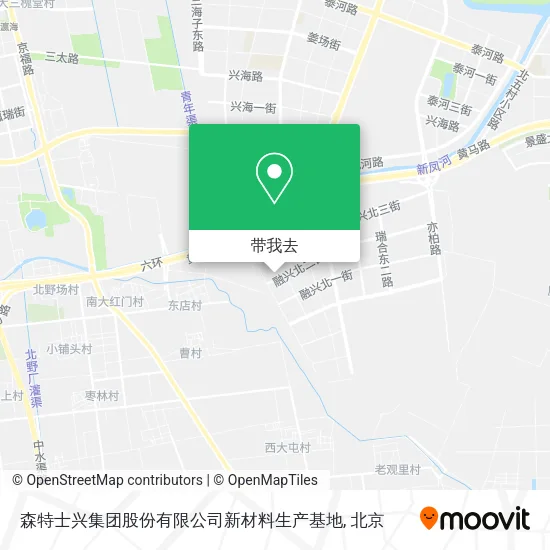 森特士兴集团股份有限公司新材料生产基地地图