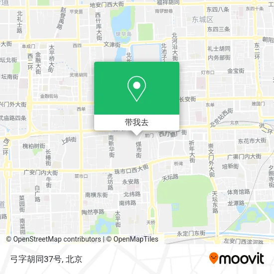 弓字胡同37号地图