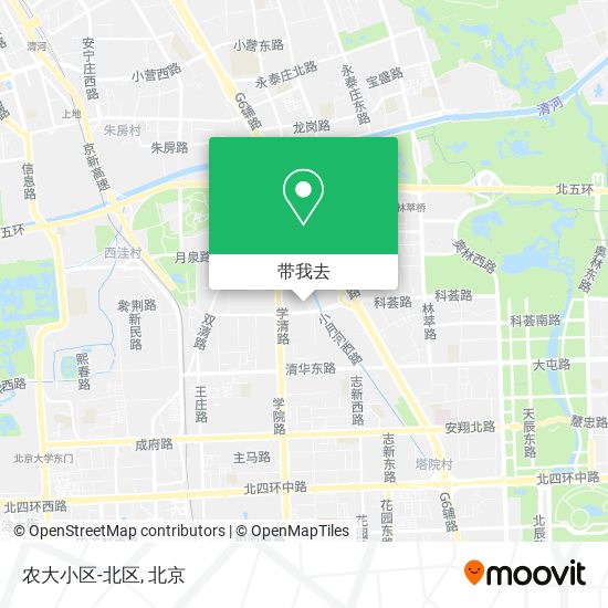 农大小区-北区地图