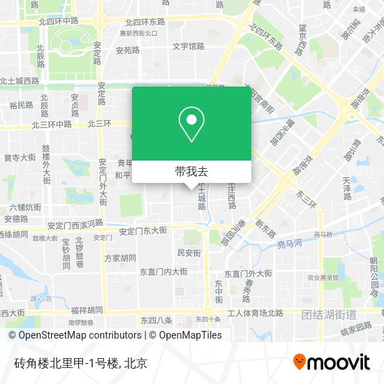 砖角楼北里甲-1号楼地图