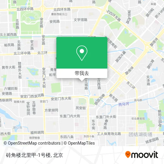 砖角楼北里甲-1号楼地图