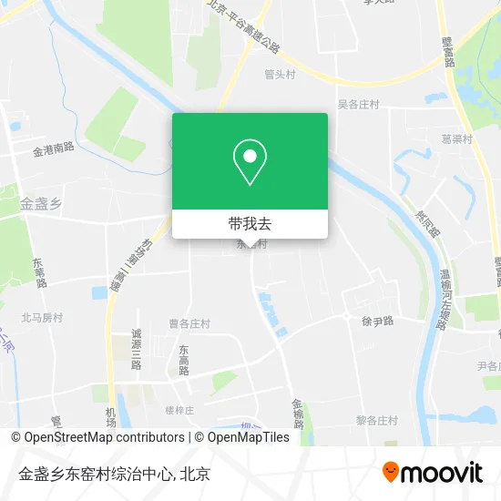 金盏乡东窑村综治中心地图