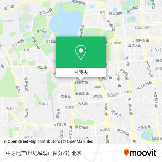 中原地产(世纪城观山园分行)地图