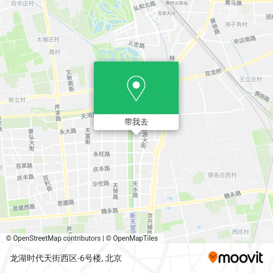 龙湖时代天街西区-6号楼地图