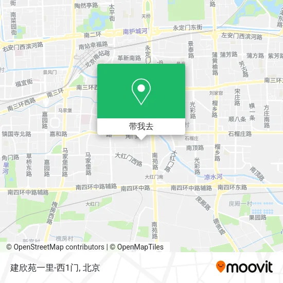 建欣苑一里-西1门地图