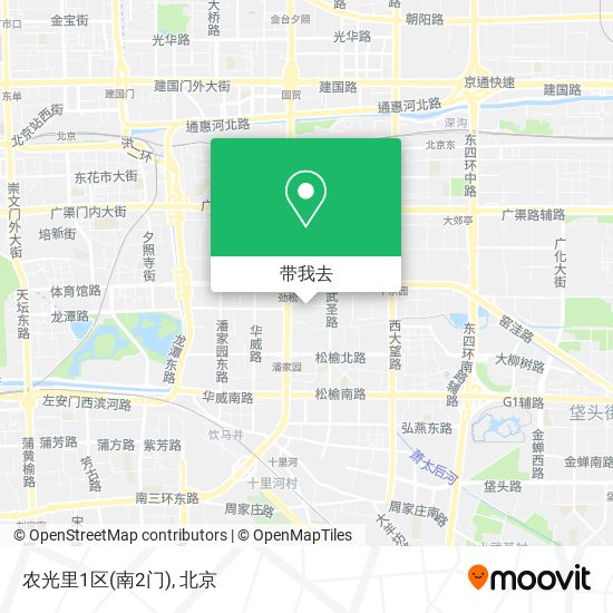 农光里1区(南2门)地图