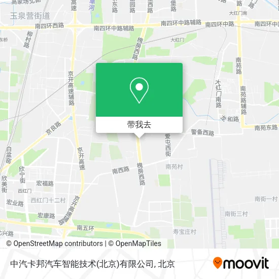 中汽卡邦汽车智能技术(北京)有限公司地图