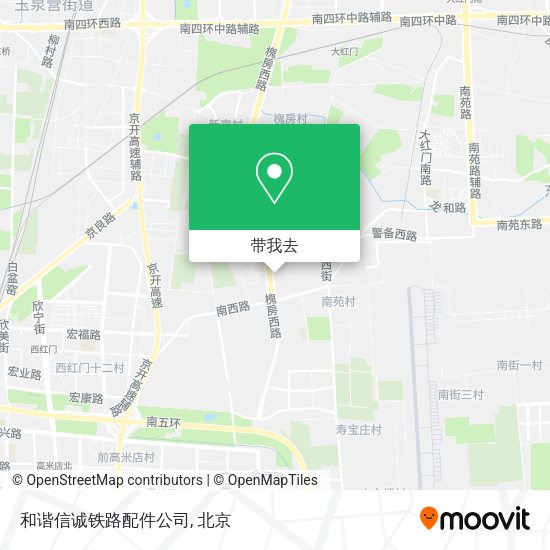 和谐信诚铁路配件公司地图