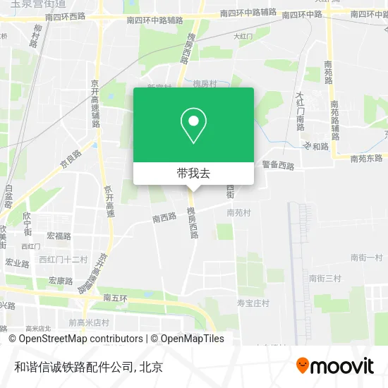 和谐信诚铁路配件公司地图