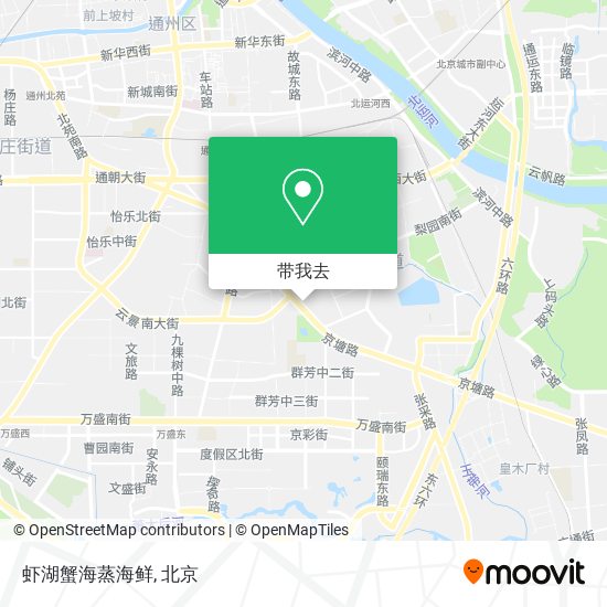 虾湖蟹海蒸海鲜地图