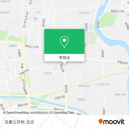 后夏公庄村地图
