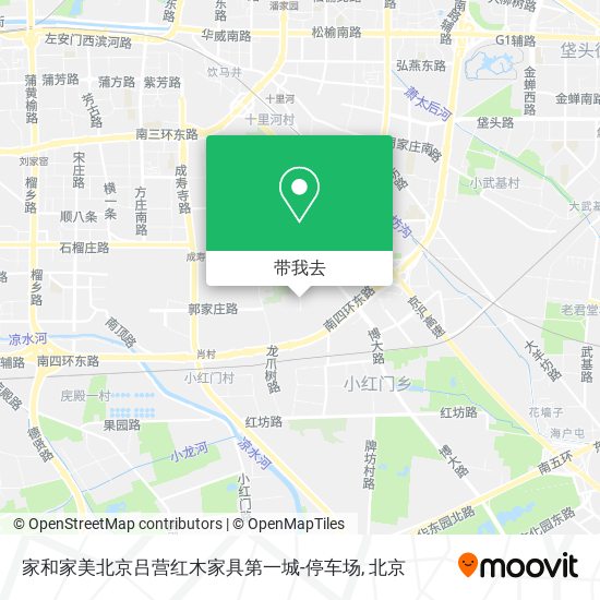 家和家美北京吕营红木家具第一城-停车场地图