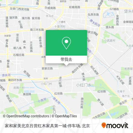 家和家美北京吕营红木家具第一城-停车场地图