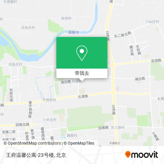 王府温馨公寓-23号楼地图
