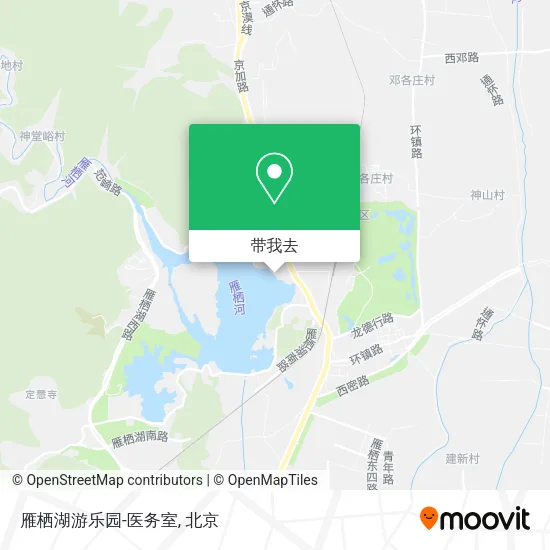 雁栖湖游乐园-医务室地图
