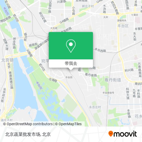 北京蔬菜批发市场地图