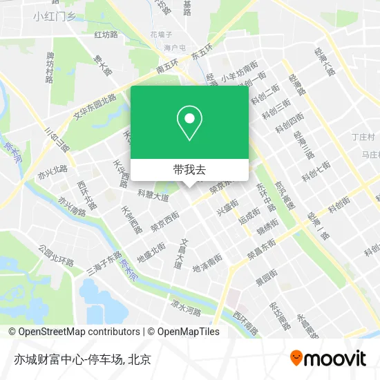 亦城财富中心-停车场地图