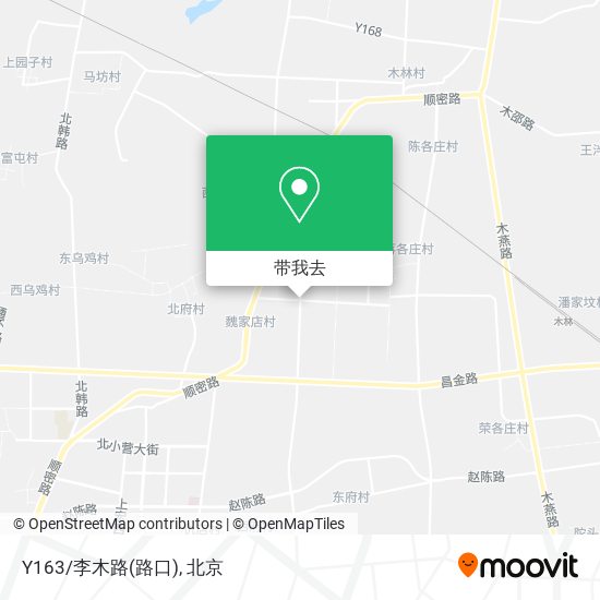 Y163/李木路(路口)地图