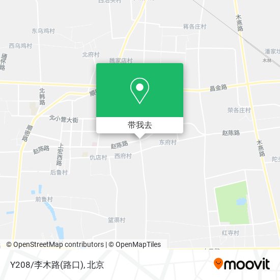 Y208/李木路(路口)地图